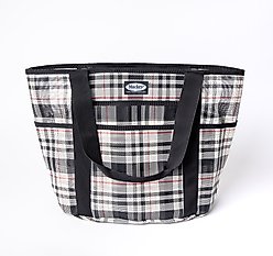 Mackey Equine Accessories Dandy Horse Personal Tote, Black/White/Red