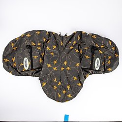 Mackey Equine Accessories Bee Mine Dressage Saddle Cover, Black/Yellow