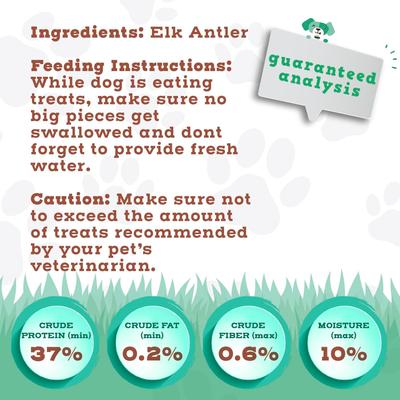 Show full view: Jack & Pup Whole Elk Antler Natural Flavor Dog Chew, X-Large slide 4 of 9