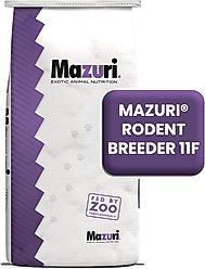 Mazuri Rodent Breeder 11F Cubes Rat & Mouse Food, 50-lb bag