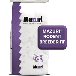 Mazuri Rodent Breeder 11F Cubes Rat & Mouse Food, 50-lb bag