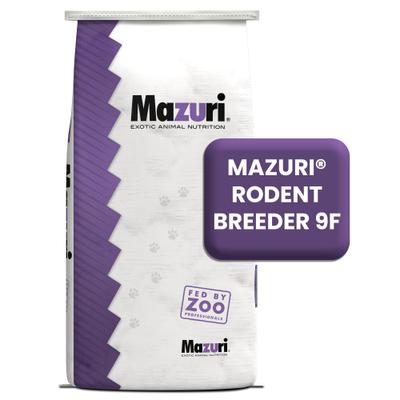 Show full view: Mazuri Rodent Breeder 9F Cubes Rat & Mouse Food, 50-lb bag slide 1 of 5