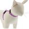 Show in main carousel: LupinePet Reflective Paws H-Style Cat Harness, Large: 12 to 20-in chest, Pink Paws slide 1 of 7