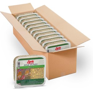 Lyric Fine Tunes No Waste Seed Suet Cakes Wild Bird Food, 12-oz tray, 12 count