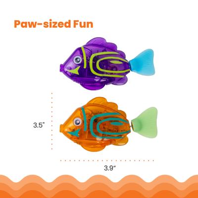 Show full view: Catstages Meow-smerizing Fish Electronic Cat Toys, 2 count slide 6 of 10