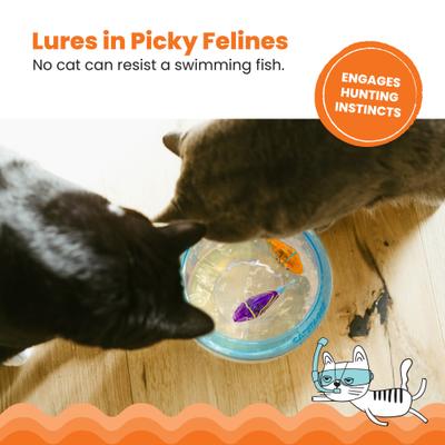 Show full view: Catstages Meow-smerizing Fish Electronic Cat Toys, 2 count slide 5 of 10