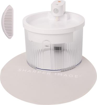 Show full view: Sharper Image AuroraFlow Cordless Dog Water Fountain, White, 2-L slide 8 of 9