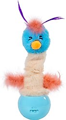 Catstages Electronic Dancing Ostrich Interactive Plush Cat Toy, Blue