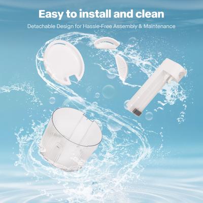 Show full view: Sharper Image AuroraFlow Cordless Dog Water Fountain, White, 2-L slide 4 of 9