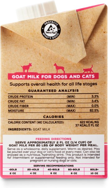 Brutus Broth Gut Health Support Goat Milk All-Natural Dog & Cat Food Topper, 16-fl oz