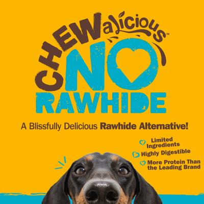 Show full view: Cadet Chewalicious Classic Chewy Rolls Peanut Butter Flavor Dog Chews, 15 count slide 10 of 12