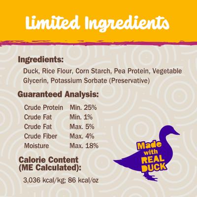 Show full view: Cadet Chewalicious Chewy 'N Savory Rolls Duck Flavor Dog Chews, 2 count slide 6 of 10