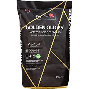 Keyflow USA Golden Oldies Senior Low Sugar, Low Starch & High Fat Horse Feed, 33-lb bag