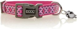 DOOG Neoprene Toto Dog Collar, Pink, Large: 16 to 24-in neck, 1.375-in wide