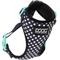 Show in main carousel: DOOG Step In Neoflex Pongo Dog Harness, Black/White Polka Dot, X-Large: 22.5 to 31.5-in chest slide 1 of 2