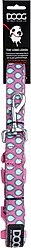 DOOG Neoprene Clip It Luna Dog Leash, Pink/Blue, X-Large: 62-in long, 1-in wide