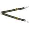 Show in main carousel: DOOG Dual Walker Bolt Reflective Dog Leash, Black/Yellow, 38 to 60-cm long, 1/8-in wide slide 1 of 1
