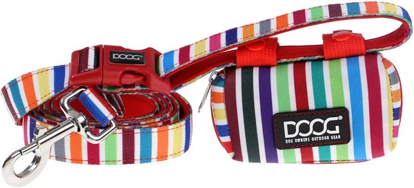 DOOG Walkie Dog Pouch Scooby Dog Poop Bag Dispenser, Rainbow