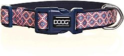 DOOG Neoprene Gromit Dog Collar, Blue/Pink, Medium: 12 to 18-in neck, 1-in wide