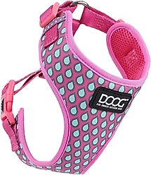 DOOG Step In Neoflex Luna Dog Harness, Pink/Blue, Small: 12.5 to 17-in chest