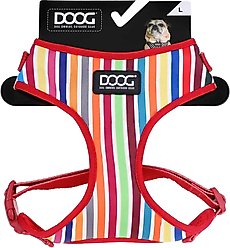 DOOG Step In Neoflex Scooby Dog Harness, Rainbow, Large: 19.5 to 27.5-in chest