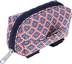 DOOG Walkie Dog Pouch Gromit Dog Poop Bag Dispenser, Blue/Pink