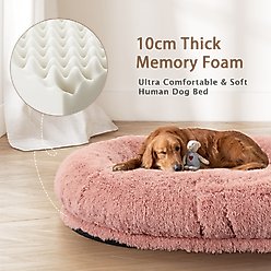 LovMor Oversized Human Dog Bed, Pink slide 2 of 6