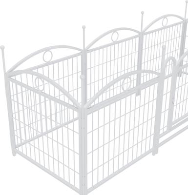 Show full view: Cesicia Heavy Duty Foldable Dog Exercise Pen, White slide 7 of 8