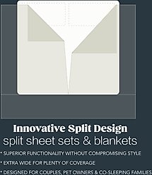 Splitz Cozy Blanket for Pet Parents, Resort Grey, Queen slide 2 of 9