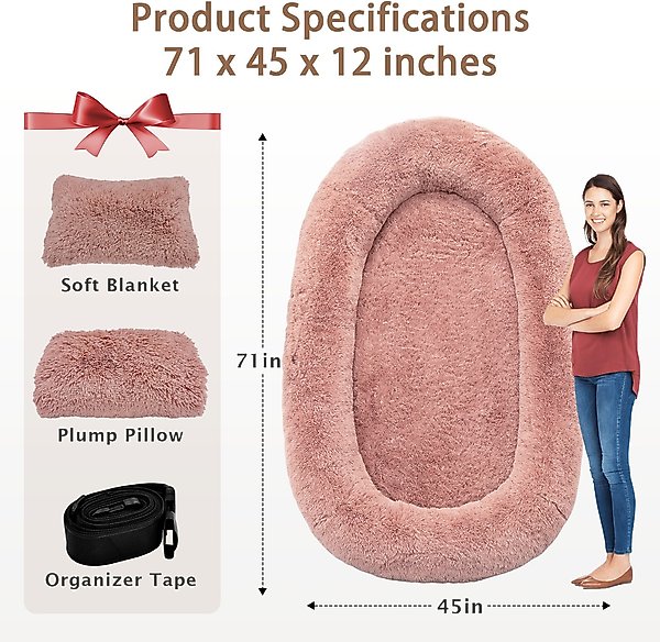 LovMor Oversized Human Dog Bed