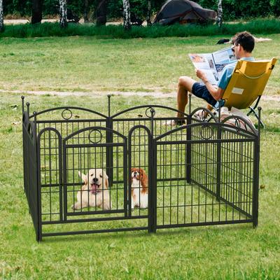 Show full view: Cesicia Heavy Duty Dog Exercise Pen, Black slide 5 of 9
