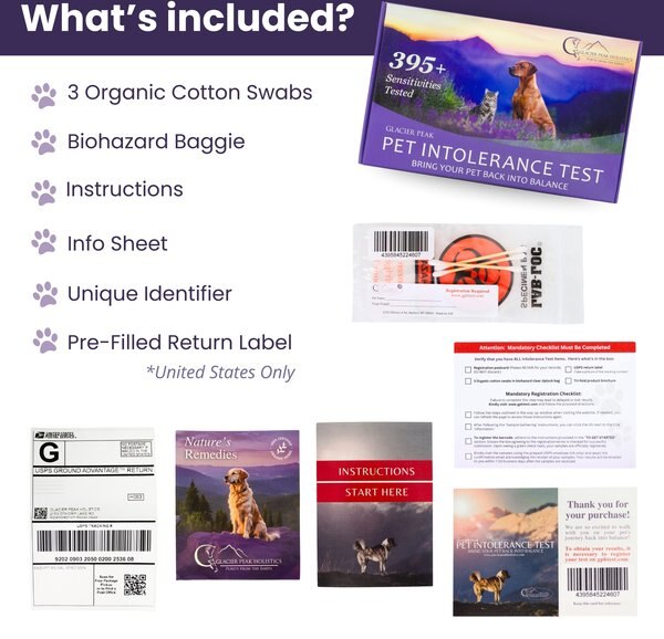 Glacier Peak Holistics Pet Intolerance Test Kit