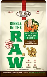 Primal Kibble in the Raw Small Breed Recipe Non-GMO Freeze-Dried Dog Food, 24-oz bag