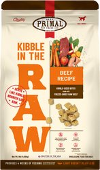 Primal Kibble in the Raw Beef Recipe Non-GMO Freeze-Dried Dog Food, 144-oz bag slide 1 of 2