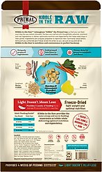 Primal Kibble in the Raw Fish & Pork Recipe Non-GMO Freeze-Dried Dog Food, 144-oz bag slide 2 of 2