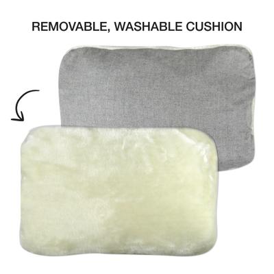 Show full view: Pet Passion Mello Ultra Luxe Dog Bed, Ivory Tweed, Large slide 5 of 5