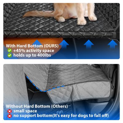 Show full view: LovMor Dog Car Back Seat Cover Extender, Medium, Black slide 3 of 9