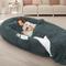 Show in main carousel: LovMor Oversized Human Dog Bed, Dark Grey slide 1 of 10
