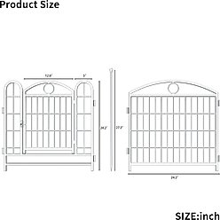 Zeus & Ruta Foldable Metal Dog Playpen, White, 24-in, 8 panel slide 2 of 6