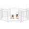 Show in main carousel: Cesicia Heavy Duty Foldable Dog Exercise Pen, White slide 2 of 8