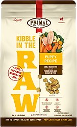 Primal Kibble in the Raw Recipe Non-GMO Freeze-Dried Puppy Food, 24-oz bag