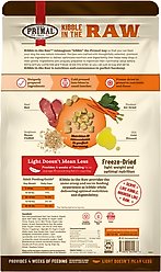 Primal Kibble in the Raw Beef Recipe Non-GMO Freeze-Dried Dog Food, 144-oz bag slide 2 of 2