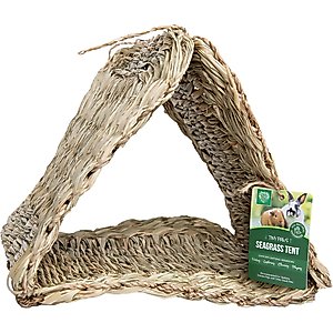 Small Pet Select Tiny Paws Small Pet Seagrass Tent, Brown