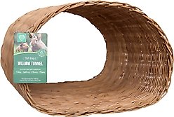 Small Pet Select Tiny Paws Small Pet Willow Tunnel, Brown