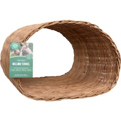 Small Pet Select Tiny Paws Small Pet Willow Tunnel, Brown