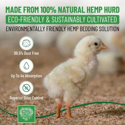 Show full view: Small Pet Select Hemp Hurd Ultra-Premium Chicken Bedding, 18-lb bag slide 2 of 6