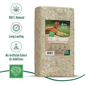 Small Pet Select Hemp Hurd Ultra-Premium Chicken Bedding, 18-lb bag