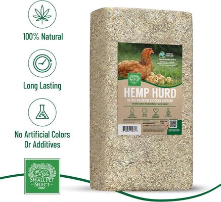 Show full view: Small Pet Select Hemp Hurd Ultra-Premium Chicken Bedding, 18-lb bag slide 3 of 6