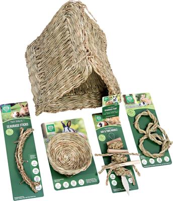 Show full view: Small Pet Select Tiny Paws Seagrass Play Pack Small Pet Toy, 5 count slide 2 of 7
