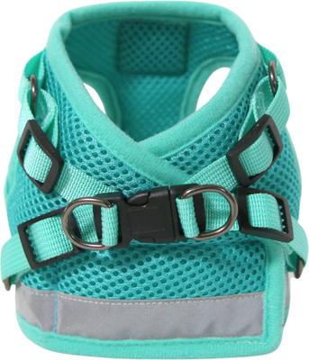 Show full view: Travel Cat Jackson Galaxy Cat Harness & Leash Set, Aqua, Medium: 13.7 to 19.3-in chest slide 5 of 11